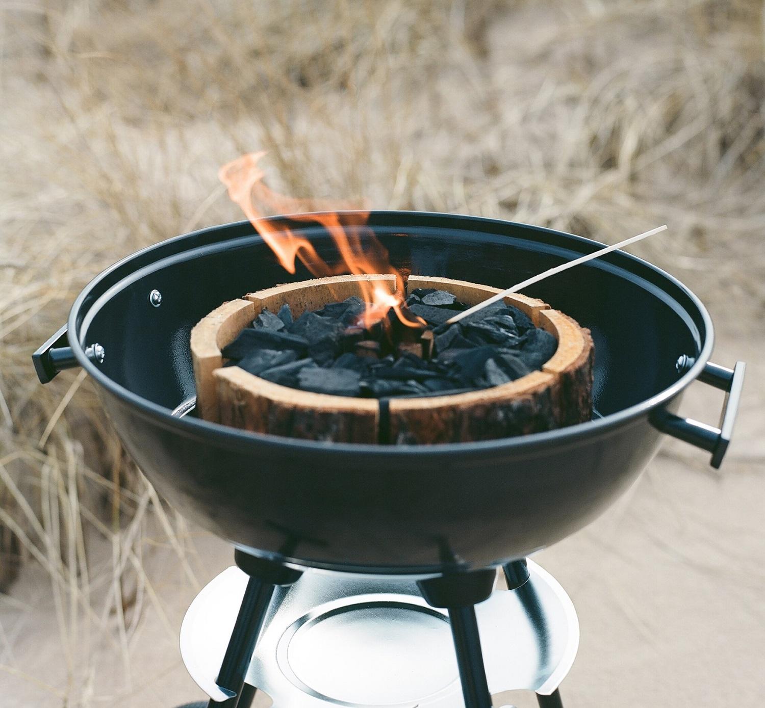 Carbón Brasero Portatil Ecogrill Parrilla Vikinga - Imagen 2