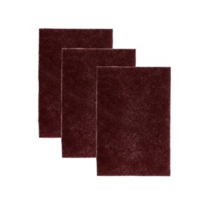Pack x3 Pañetes Scotch-Brite™ 7447 3M: Almohadillas Abrasivas Muy Finas para Pulir Acero Inox y Metales (La Mejor Alternativa a Lana de Acero)