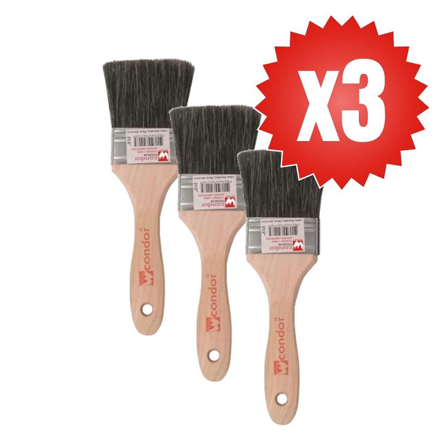 Pack Ahorro 3 Brocha Multipropósito 5/8 x 2" - Imagen 2