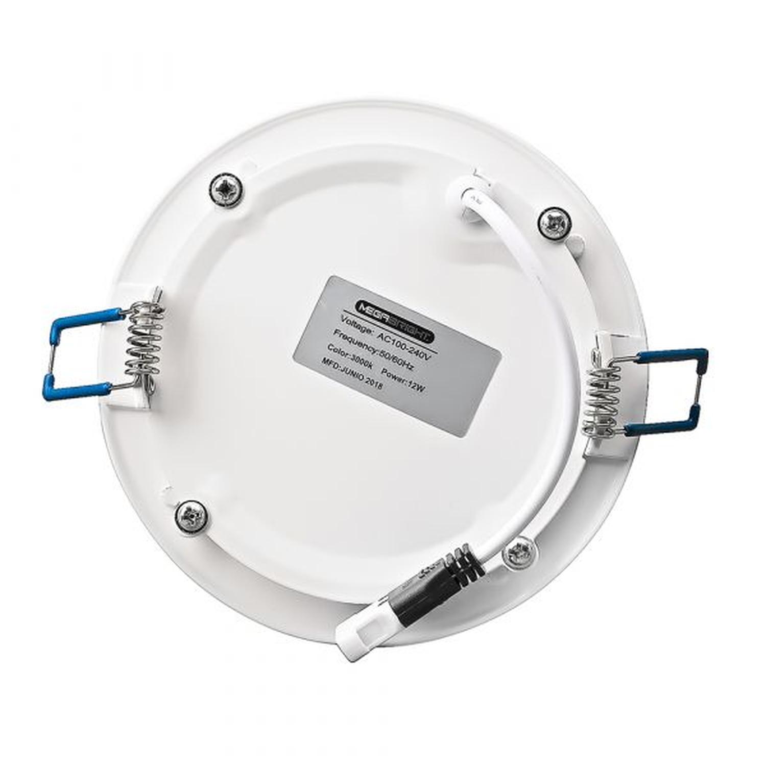 Panel Led Circular Embutido 18W Luz Fria color 6000k - Imagen 3