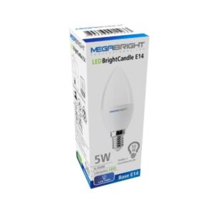 Pack x6 Ampolleta Led Bright Vela 5w/6000k E-14 Luz Fria