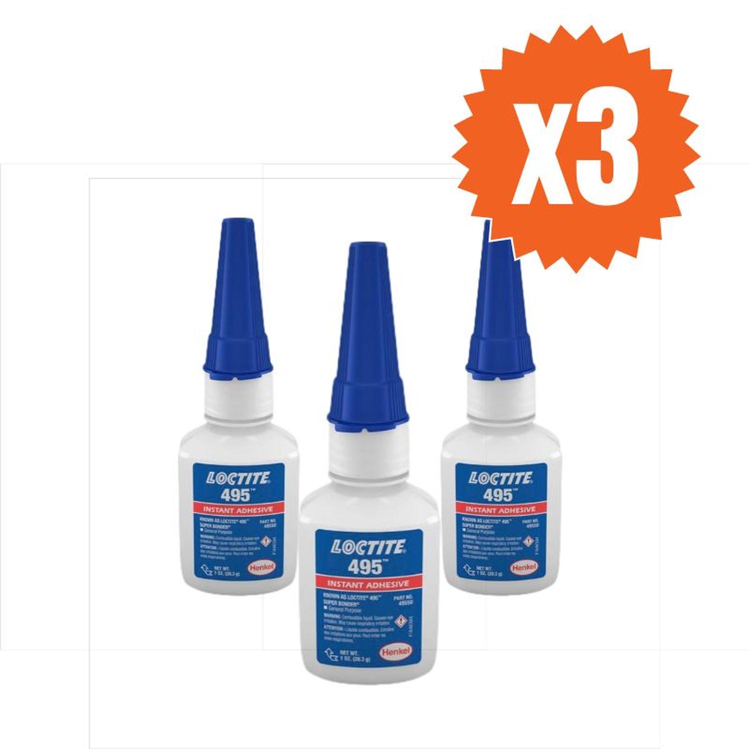 PACK x3 Adhesivo Instantaneo 495 20 grs - Imagen 2