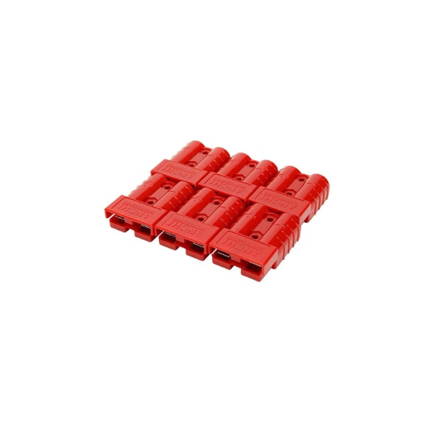 Conector Anderson para Baterías 50A Color Rojo - Imagen 3