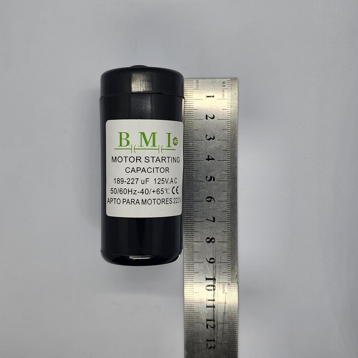 Condensador De Partida Bmi 189-227 Uf 110vac - Imagen 2