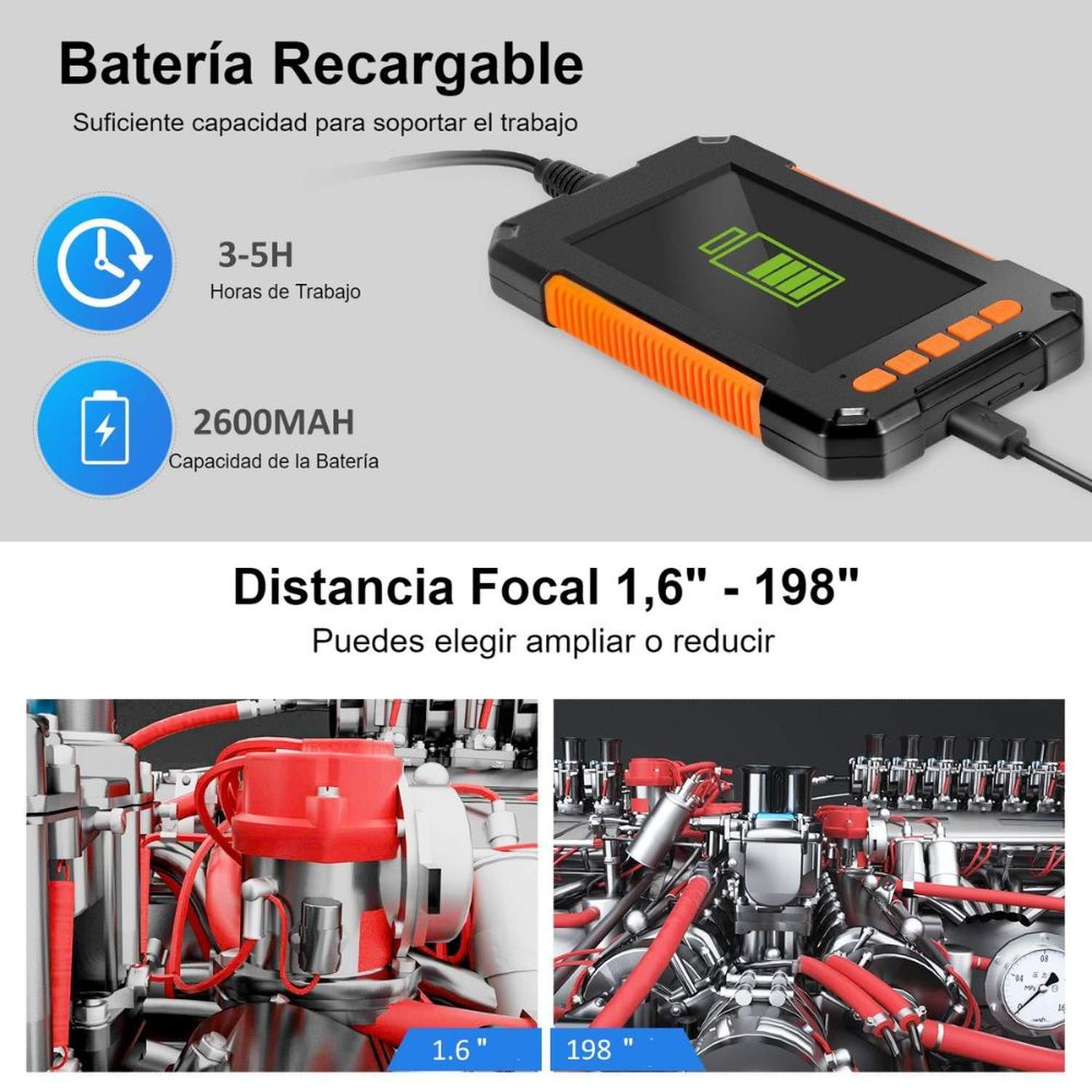 Cámara De Inspección Endoscópica 3,9mm 5mts - Imagen 2