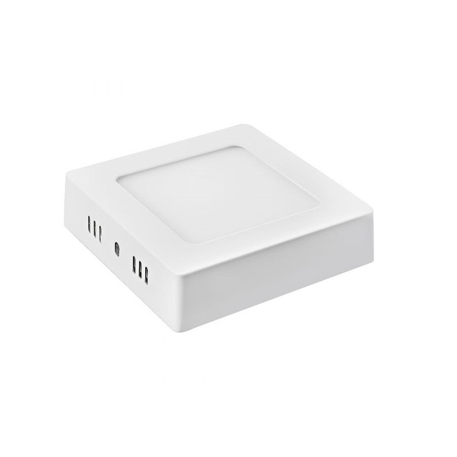 Panel Led Cuadrado Sobrepuesto 18w Luz Fria color 6000k - Imagen 2