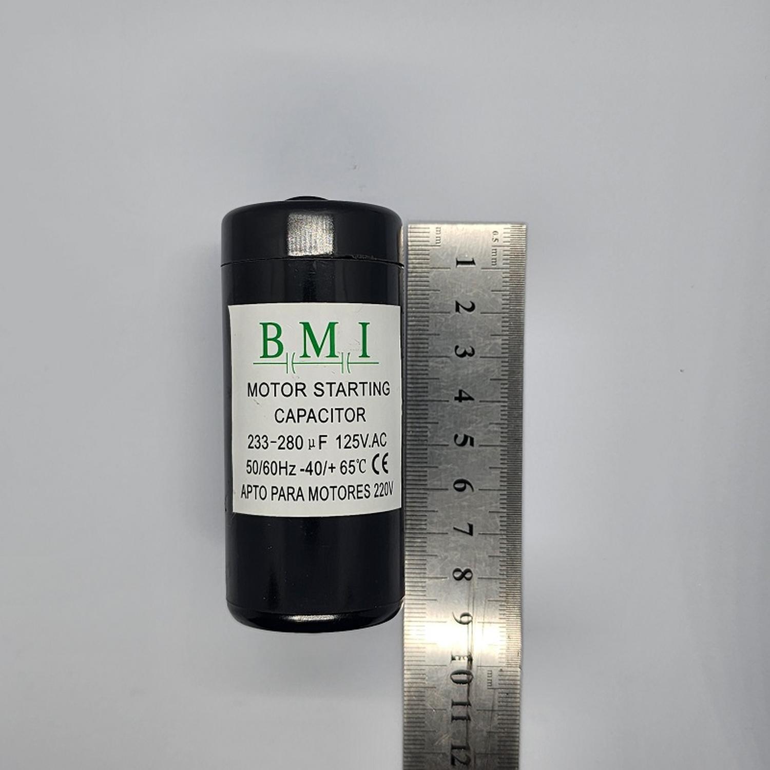 Condensador De Partida Bmi 233-280 Uf 110vac - Imagen 2