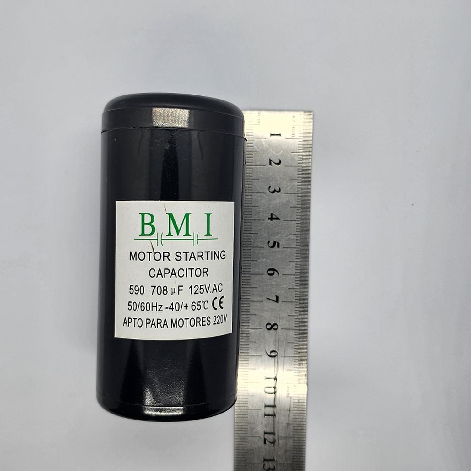 Condensador De Partida Bmi 590-708 Uf 110vac - Imagen 2