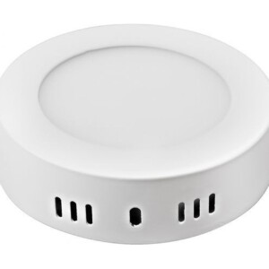 Panel Led Circular Sobrepuesto 18w Luz Fria Color 6000k