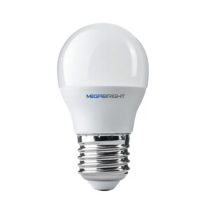 Pack 3 Apolletas Led G45 Bola 5W/3000K E-27 Luz calida
