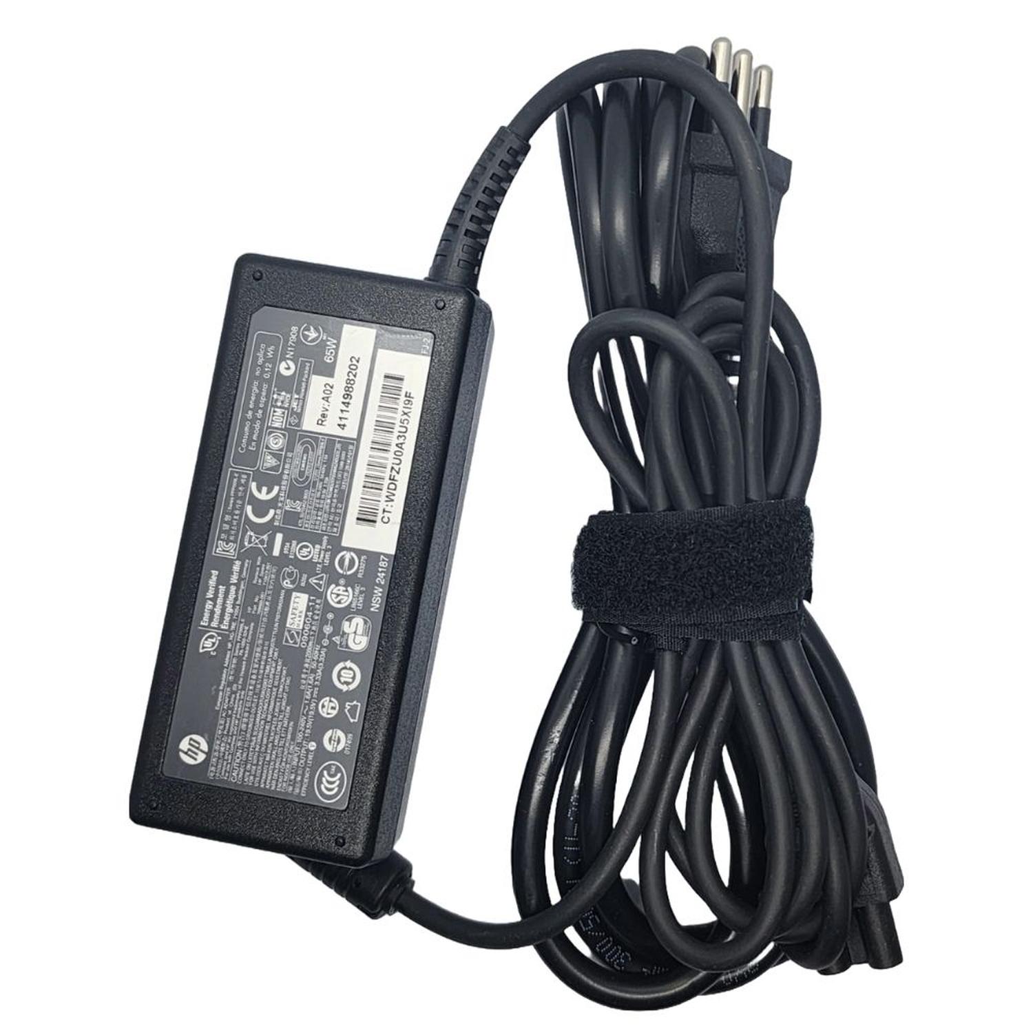 Cargador HP Punta Tipo Bala Original 19,5v 3.33a - Imagen 2