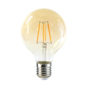 Ampolleta Led Classic Vintage G80 6W Luz Blanca Cálida 3000k