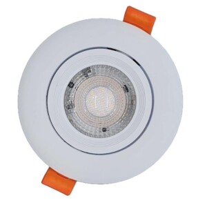 Pack 3 Foco Led dirigible 6,5W Luz Fria color 5500K 90*42mm
