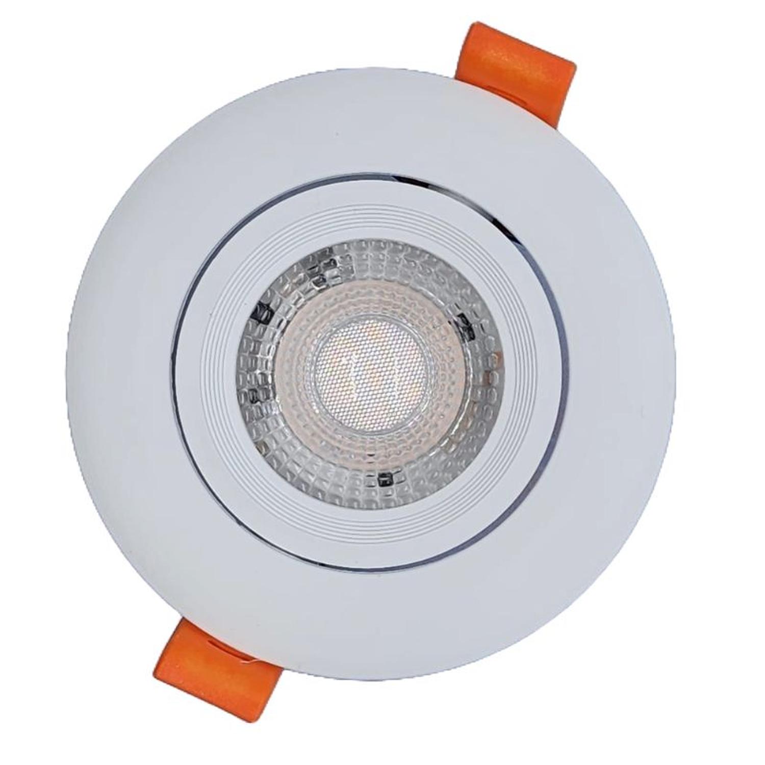 Pack 3 Foco Led dirigible 6,5W Luz Fria color 5500K 90*42mm