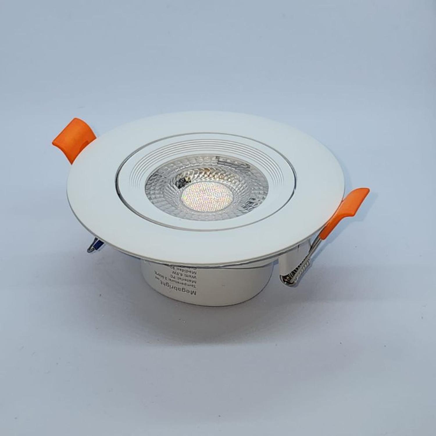 Pack 3 Foco Led dirigible 6,5W Luz Fria color 5500K 90*42mm - Imagen 2