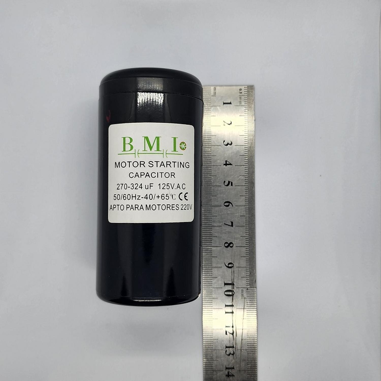 Condensador De Partida Bmi 270-324 Uf 110vac - Imagen 2