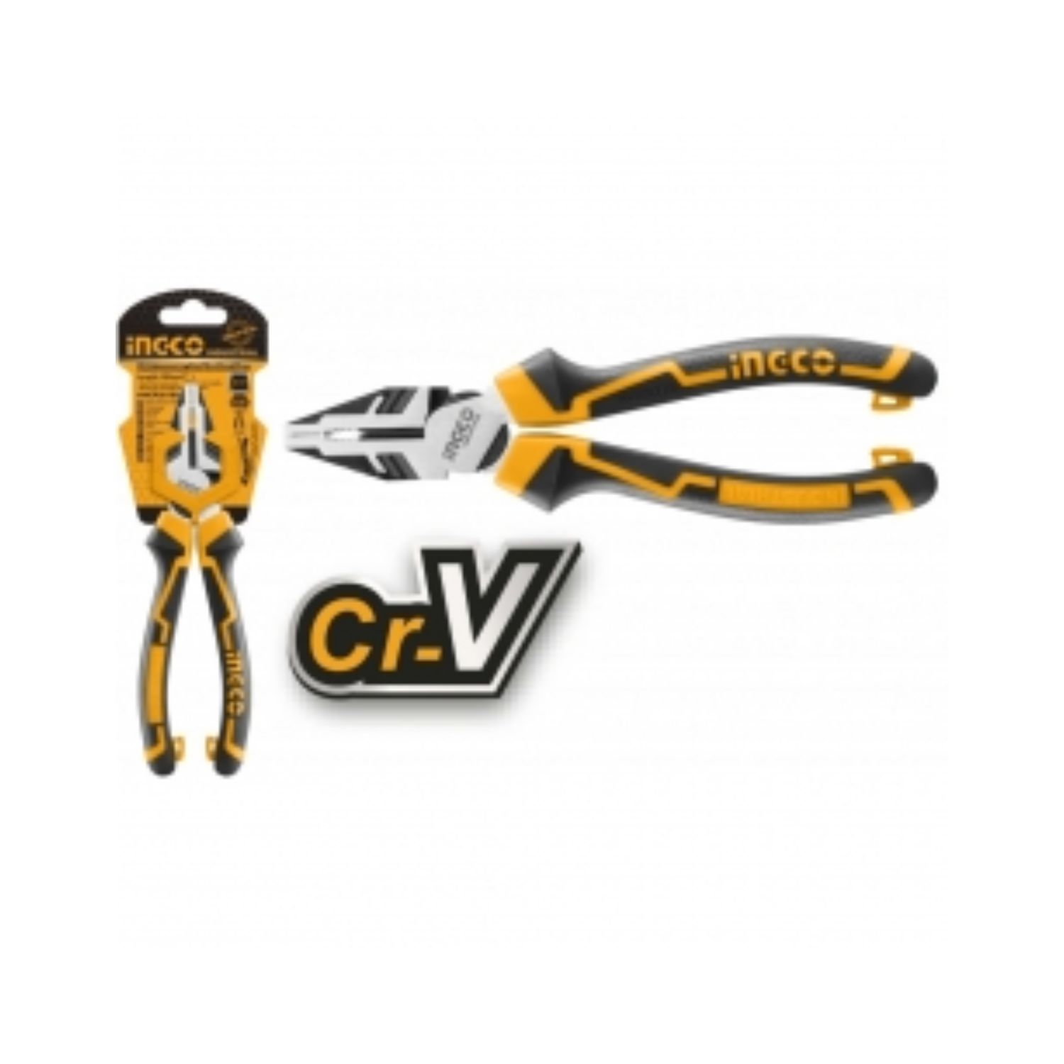 Alicate de 200 mm, alta resistencia y mango ergonómico. Ideal para trabajos exigentes.
