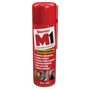 Anticorrosivo multipropósito 400 ml para protección eficaz contra corrosión en herramientas y maquinaria metálica.