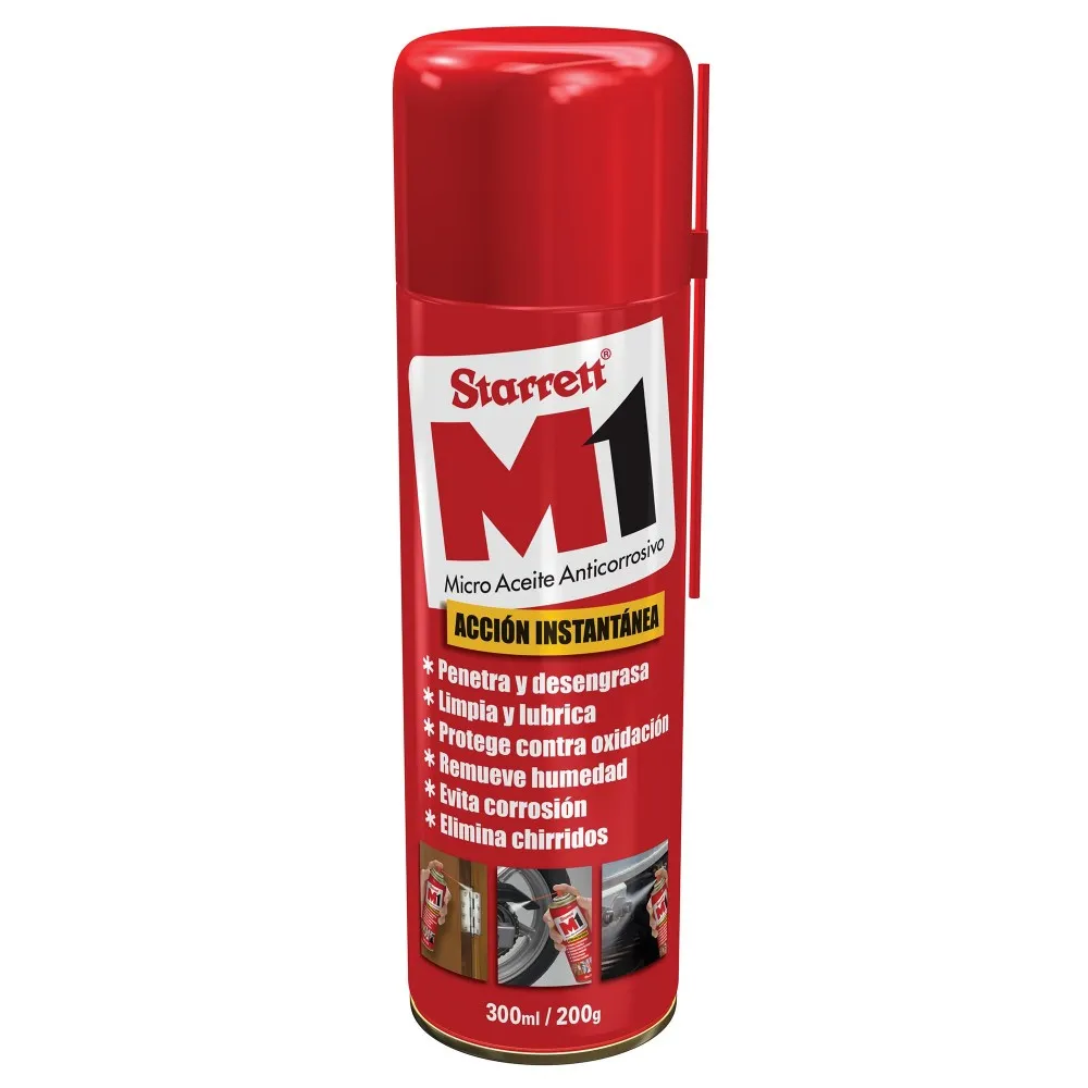 Anticorrosivo multipropósito 400 ml para protección eficaz contra corrosión en herramientas y maquinaria metálica.