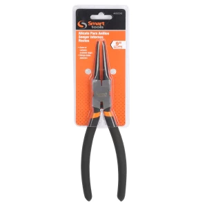 Alicate para seguros 9" curvo, durable y preciso para trabajos de ferretería y mantenimiento profesional.