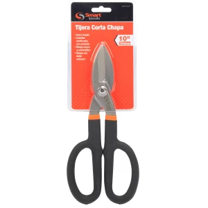 Tijera hojalatera de 7" robusta y precisa, ideal para cortes en metal y trabajos profesionales en ferretería.