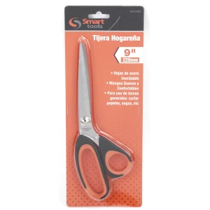 Tijera Multiuso de 9" resistente y versátil, ideal para trabajos precisos en ferretería y hogar.