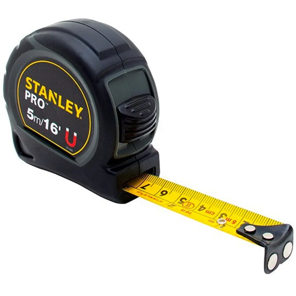 Huincha de medir 8.0 mts x 1" pro, ideal para precisión profesional.