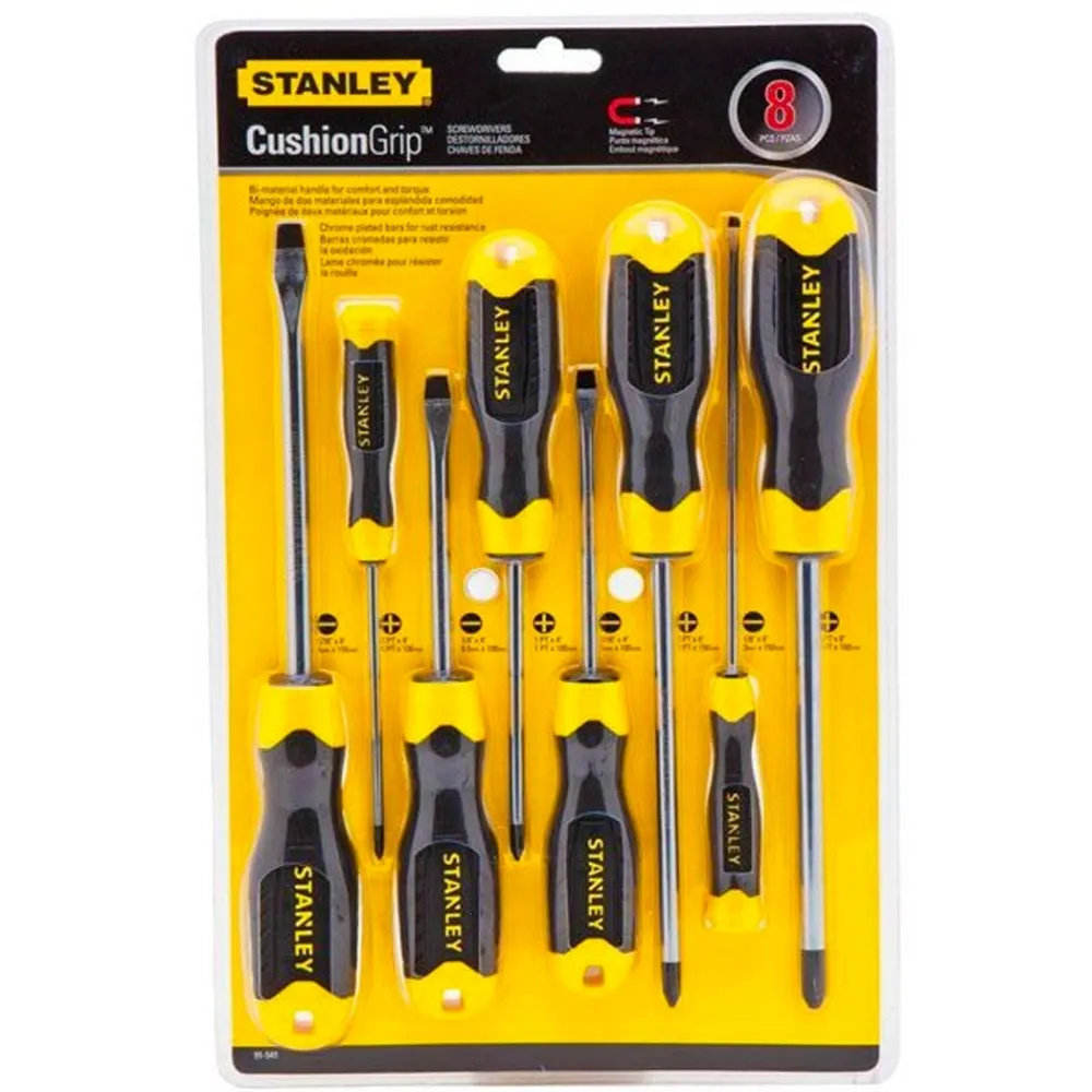 Set de 10 destornilladores de alta calidad, ideal para profesionales exigentes y entusiastas del bricolaje.