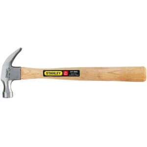 Martillo 20 oz con mango de madera octogonal, ideal para trabajos de construcción y bricolaje.
