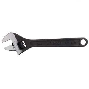 Llave francesa 6" pavonada, perfecta para trabajos precisos en espacios reducidos con alta durabilidad.