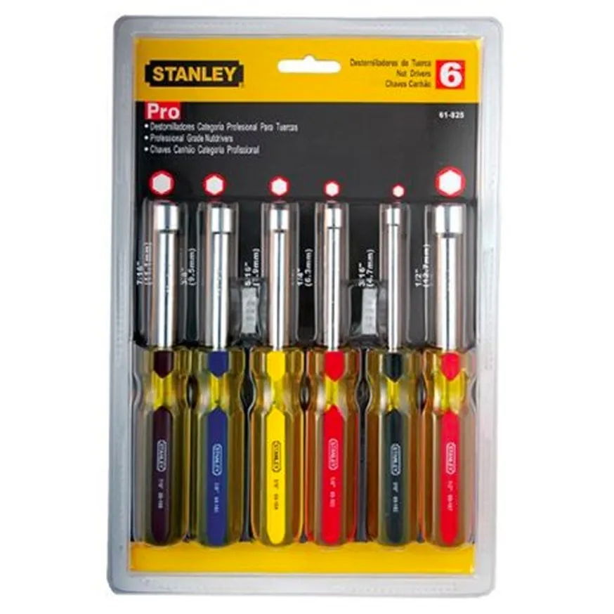 Set de destornilladores profesionales, ideal para proyectos de construcción y reparación.