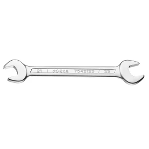 Llave punta-punta 24x27 mm, resistente y ergonómica, ideal para trabajos profesionales.