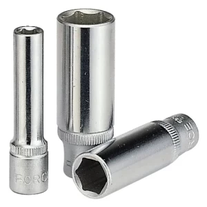 Dado largo 3/4" hexagonal de alta resistencia para herramientas de 1/2".