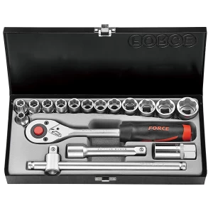 Juego de dados []1/2" 8-26 mm. (4173-9) de alta precisión y durabilidad, ideal para mecánica y bricolaje.