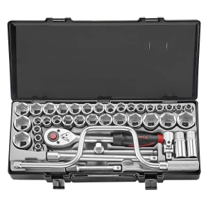 Juego de dados 1/2" mm./pulg. (4412), ideal para tareas precisas y exigentes.