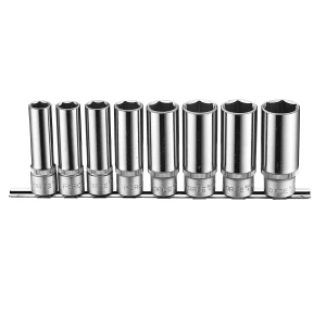 Juego de dados 1/2" 13-24 mm. hex. ideal para mecánicos y aficionados.