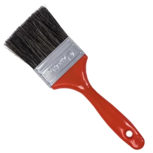 Brocha plana de precisión, ideal para detalles finos y acabados perfectos en pintura.