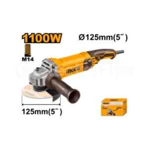 Esmeril Angular INGCO 1100W Disco 125mm para corte y desbaste