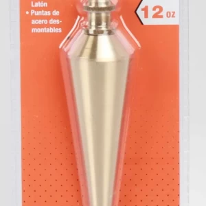 Plomada de bronce 12 oz: precisión, durabilidad y eficiencia para profesionales eléctricos.