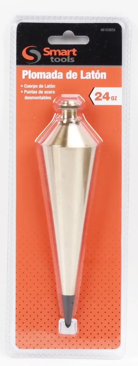 Plomada de bronce 24 oz: precisión y durabilidad para profesionales exigentes.