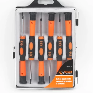 Set 6 destornilladores precisión para electricistas: precisión, durabilidad y seguridad profesional.