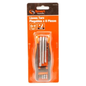 Llaves Torx plegables 8 pzs: precisión y durabilidad para profesionales exigentes.