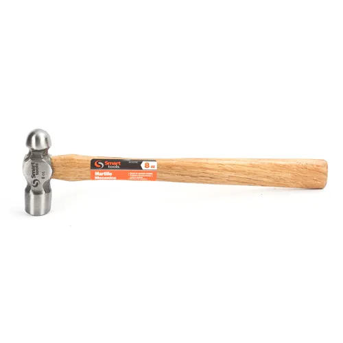 Martillo mecánico 1.5 lb con mango de madera, precisión y durabilidad para profesionales.