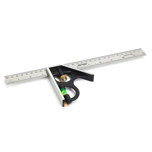 Escuadra carpintera 12" de aluminio: precisión y durabilidad para profesionales exigentes.