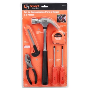 Set profesional de herramientas 6 pzas. básicas: eficiencia y durabilidad para electricistas expertos.